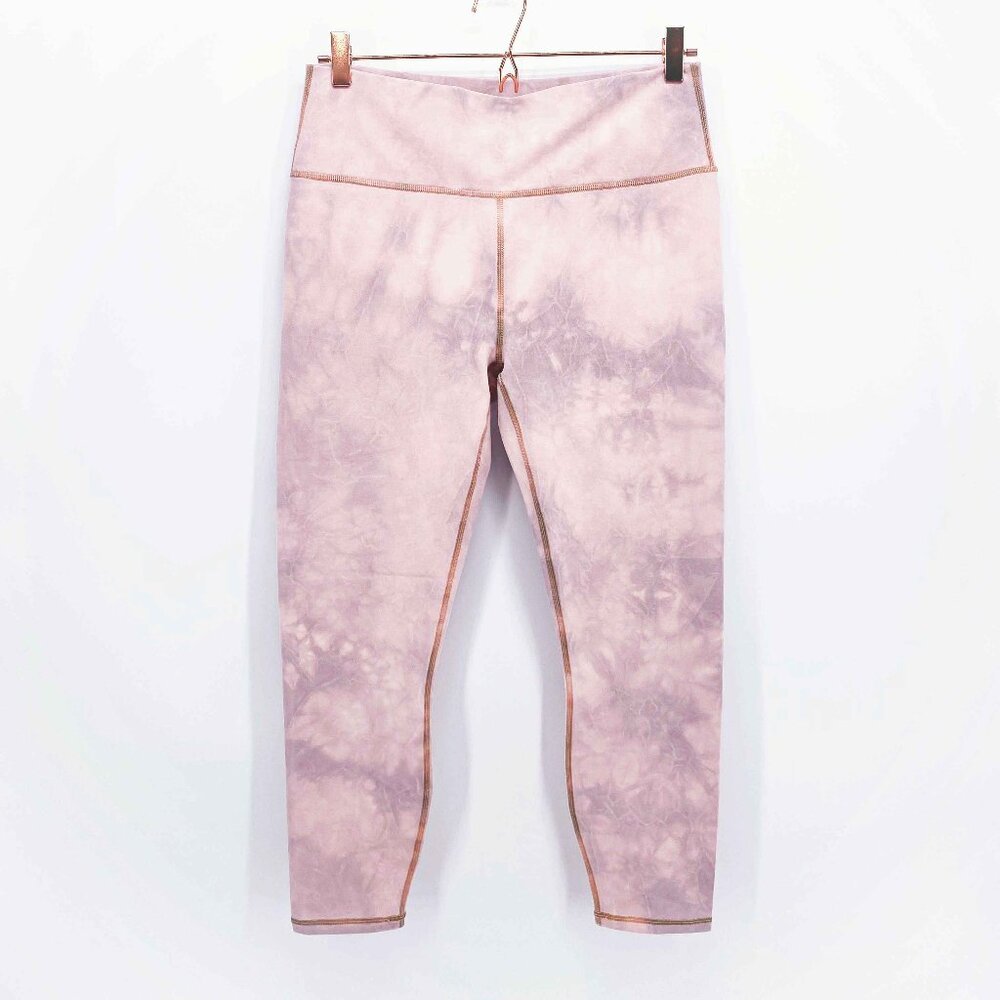 Fabletics High Waisted Printed Powerhold‎ 7/8 Leggings